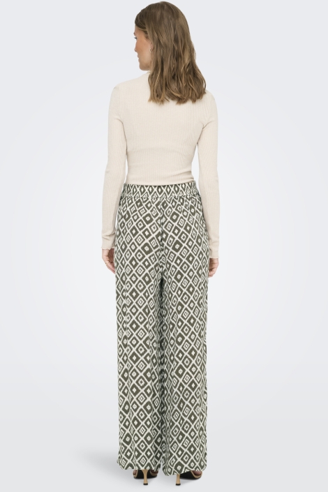 Only onlpakja life aop belt pants wvn no